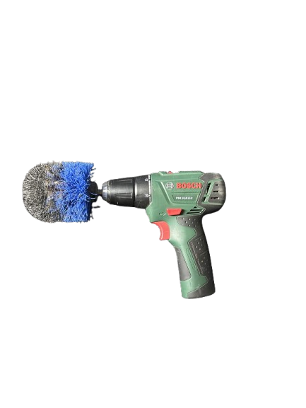 Bosch boremaskine med borebørste til tekstilrengøring